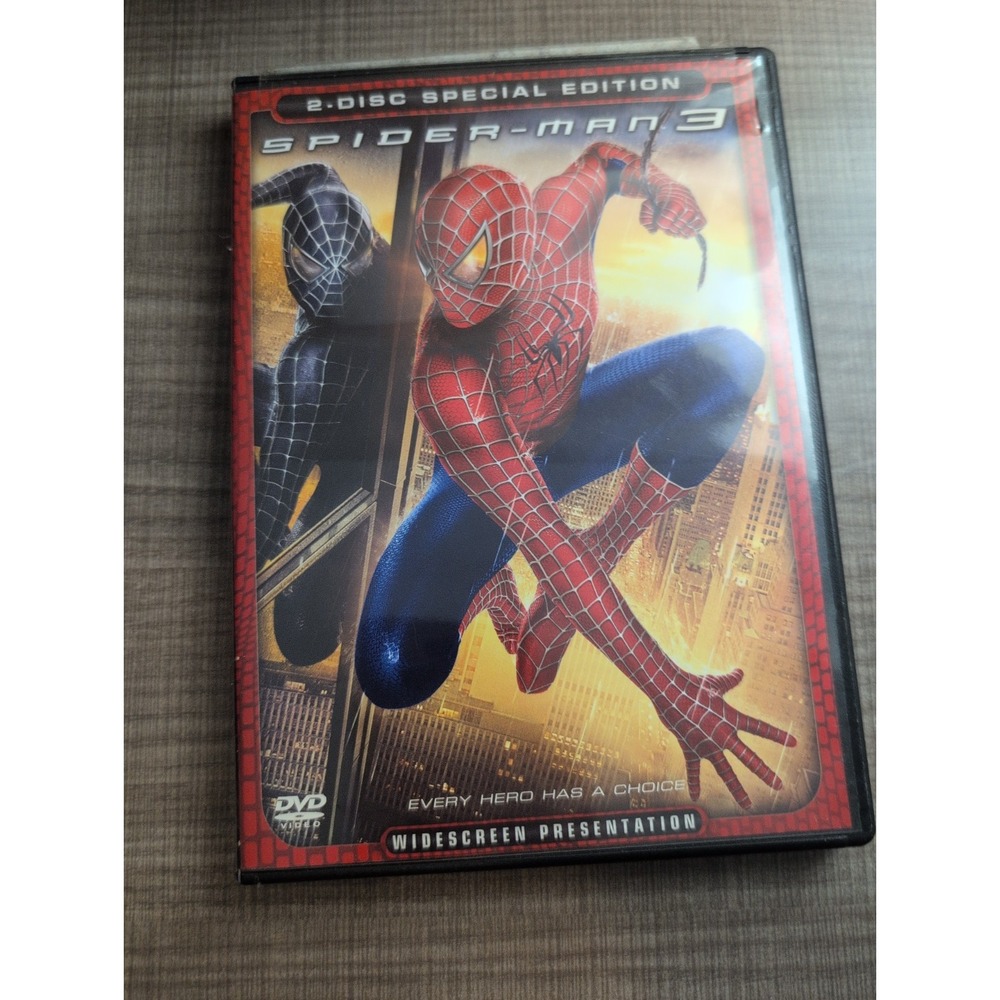Spider-Man 3 DVD 2-Disc Special Edition 2007 Widescreen Marvel Movie